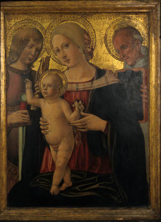 Madonna and Child with Saint George and Saint Bernardino da Siena