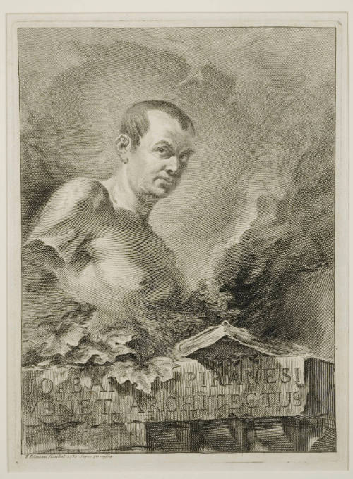 Portrait of Giovanni Battista Piranesi from the Opere Varie (Various Works)