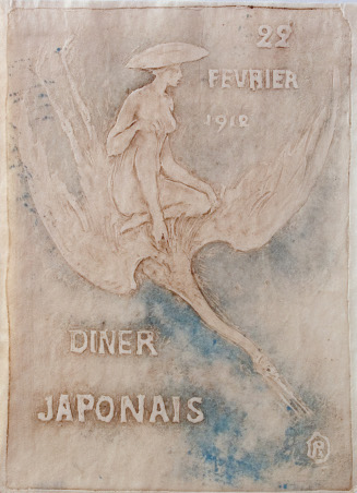 Menu for the Japanese Dinner 1912