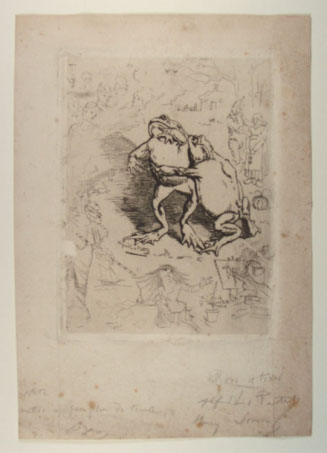 (Group  of Toads and Grotesque Figures)