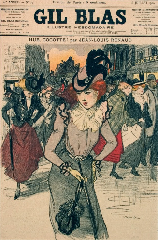 Cover illustration from the periodical Gil Blas Illustré, 6 July 1900