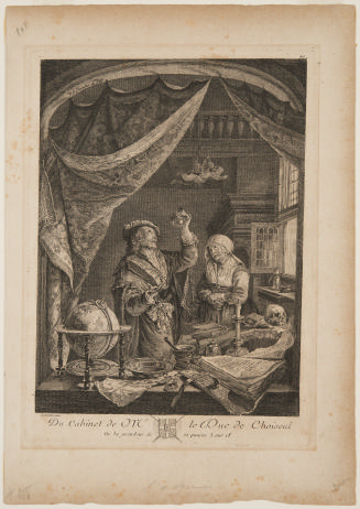 (The Physician), from Recueil d'estampes gravées d'après les tableaux du cabinet de Monseigneur le Duc de Choiseul
