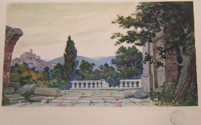 Stage design for an unidentified production