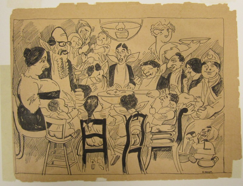 (Untitled/Family at dinner)