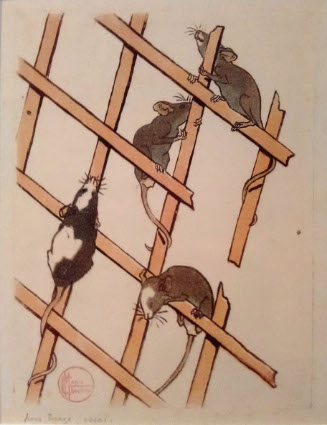 Four Mice on a Trellis