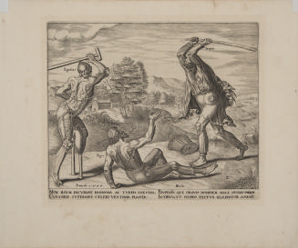Poverty in the Guise of a Robber, from The Fate of the Slothful