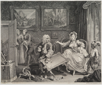 The Harlot Finds a Protector, plate 2 from the series The Harlot's Progress