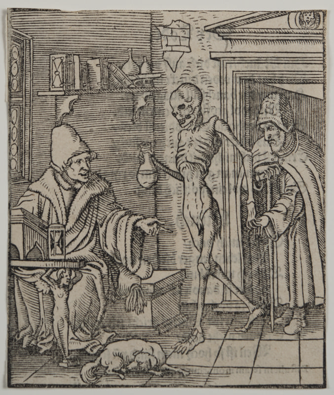 The Physician from the series The Dance of Death, after Hans Holbein the Younger