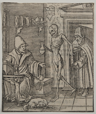 The Physician from the series The Dance of Death, after Hans Holbein the Younger