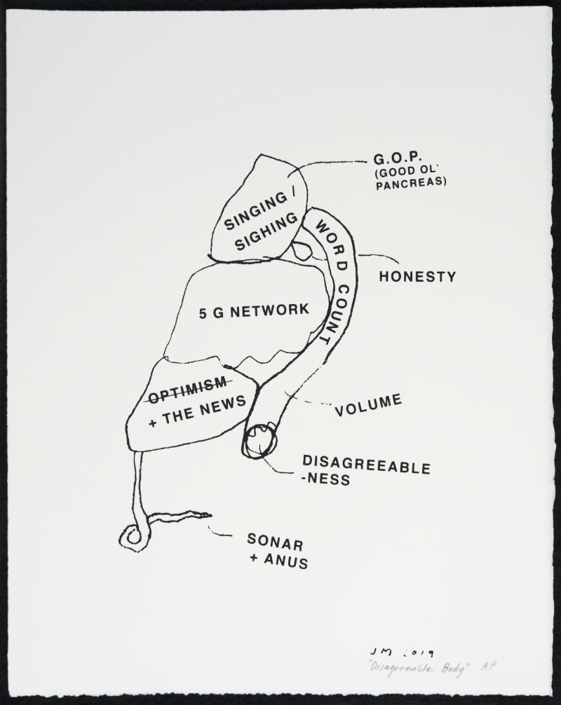 Disagreeable Body from Mason Gross School of the Arts MFA Class of 2019 Print Portfolio