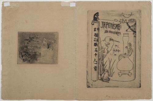 Title page and ex libris for Japonisme Dix Eaux-Fortes