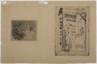 Title page and ex libris for Japonisme Dix Eaux-Fortes