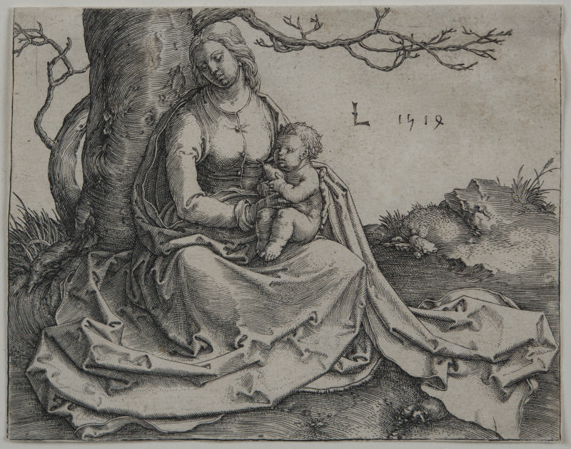 Virgin and Child Seated Under a Tree