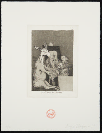 Ni mas ni menos (Neither More nor Less) from the series The Return to Goya's Caprichos