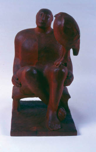 Seated Man with Crossed Legs