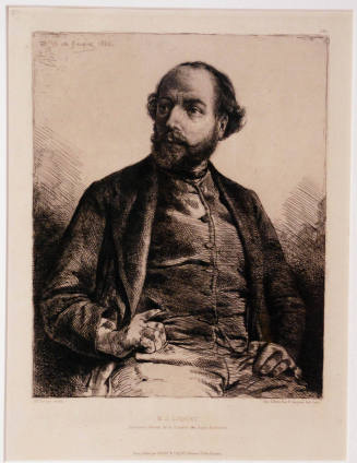 M.J. Luquet, Director of the Society of Etchers