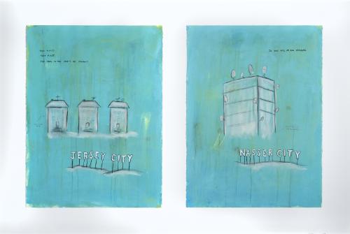 Jersey City/Nasser City (diptych)