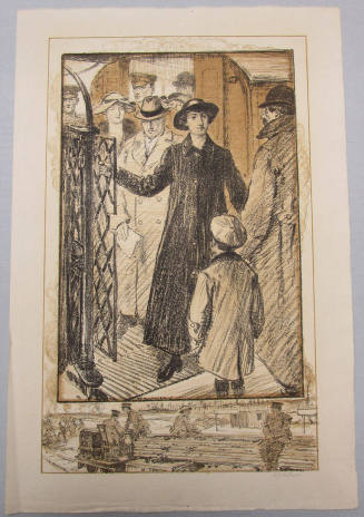 Gatewoman from the portfolio War Work: A Portfolio 1914-1918