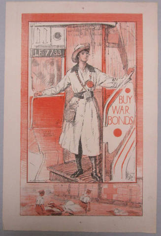 Bus Conductor from the portfolio War Work: A Portfolio 1914-1918