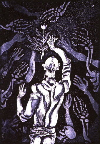 (Illustration for Gogol's Before the Holiday of Ivan Kypula)