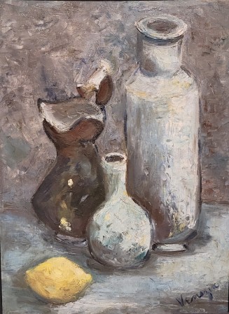 Still Life (jars with lemon)