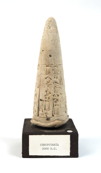 Mesopotamian stone conical weight