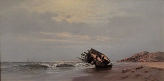 Shipwreck on the New Jersey Coast