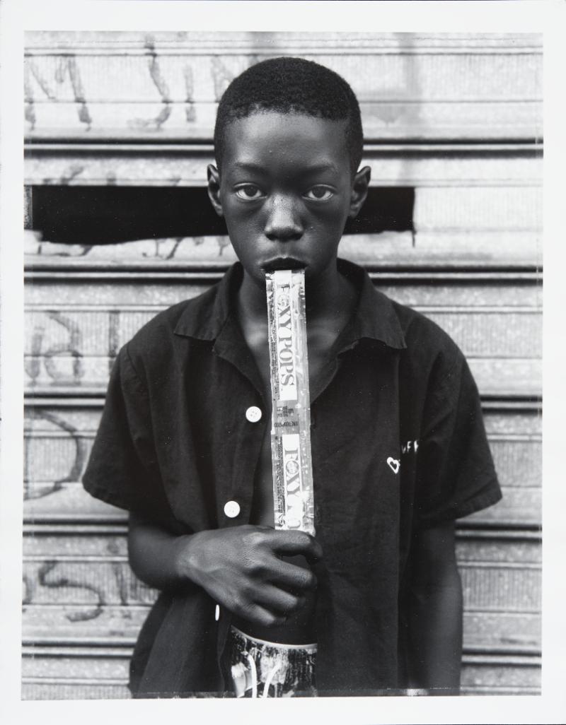 A Boy Eating a Foxy Pop, Brooklyn