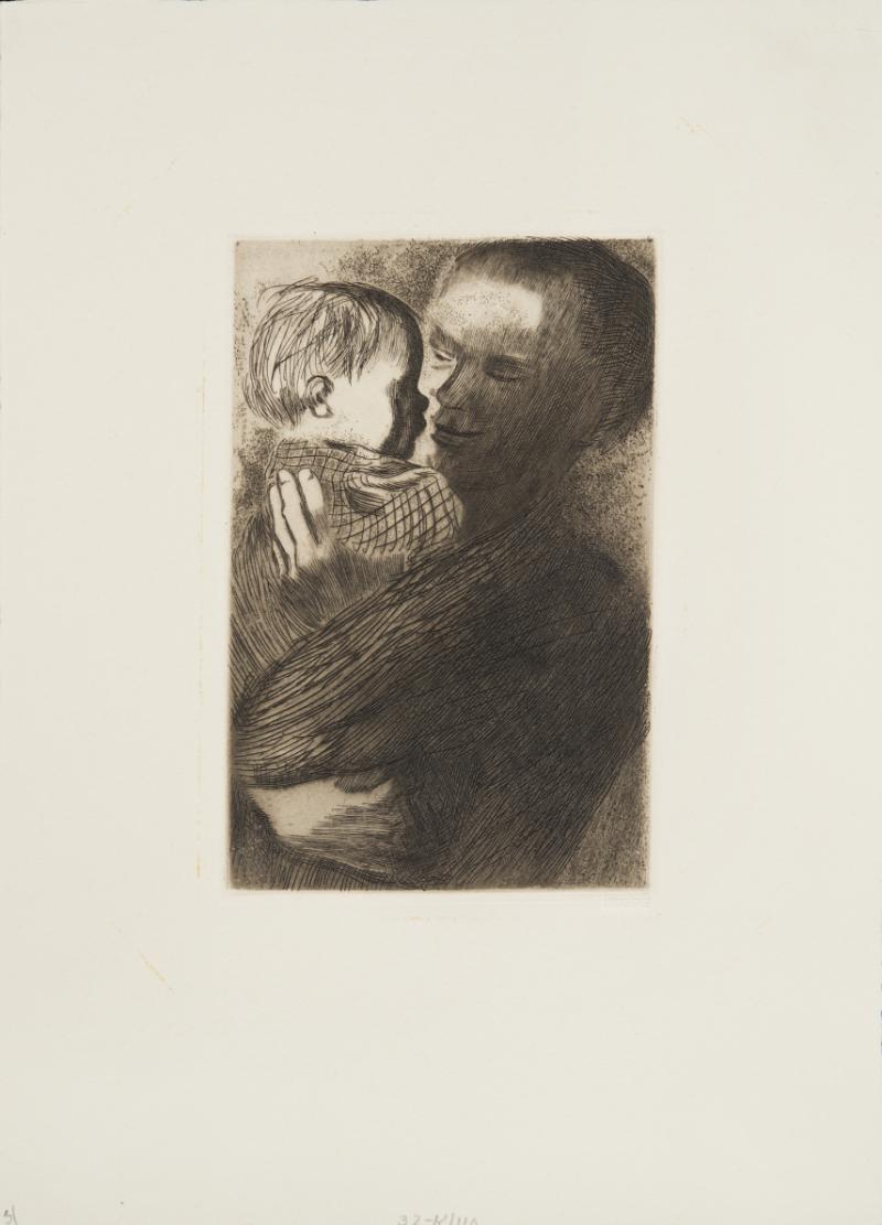 Mother with Child in Her Arms