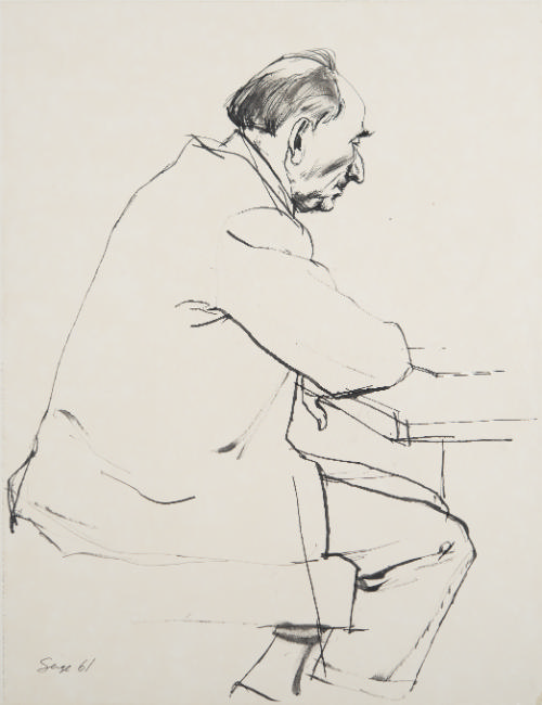 (Man Seated at Table)