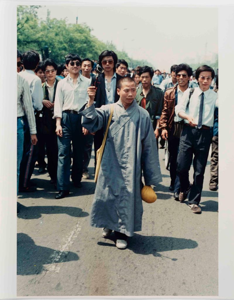 A Lone Monk from the series Tiananmen Square