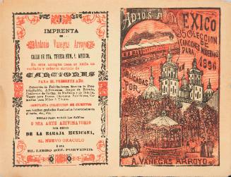 Adios a Mexico Coleccion de Canciones Modernas para 1896