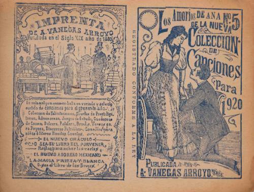 Los Amorios de Ana de la Nueva Coleccion de Canciones para 1920