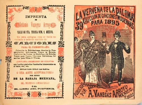 La Vervena de la Paloma Coleccion de Canciones Modernas para 1895
