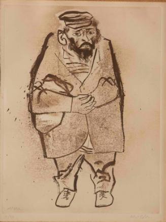 Untitled (Standing man in overcoat)