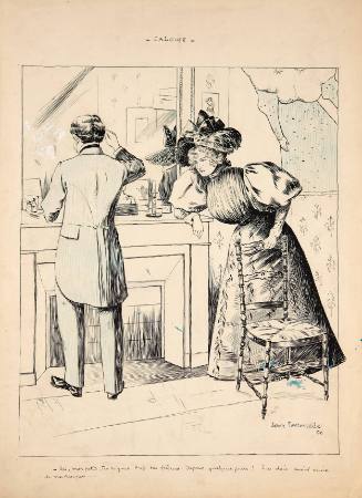 Jealous, Study for an unknown periodical, 1896