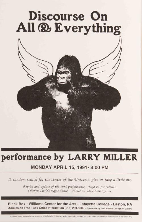 Discourse on All & Everything, Lafayette College, April 15, 1991