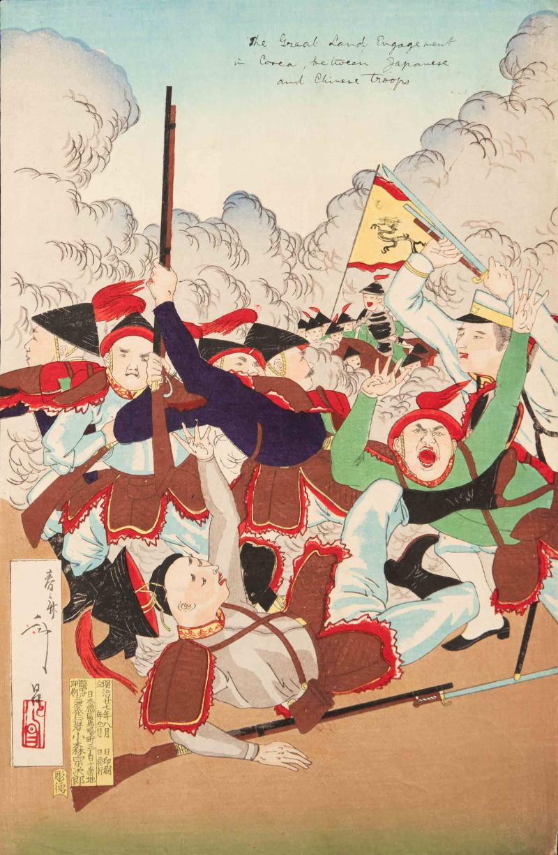 [Sino-Japanese war scene]