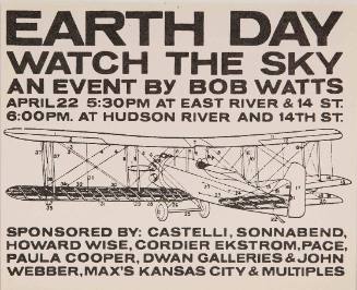 Earth Day Watch the Sky Announcement Card