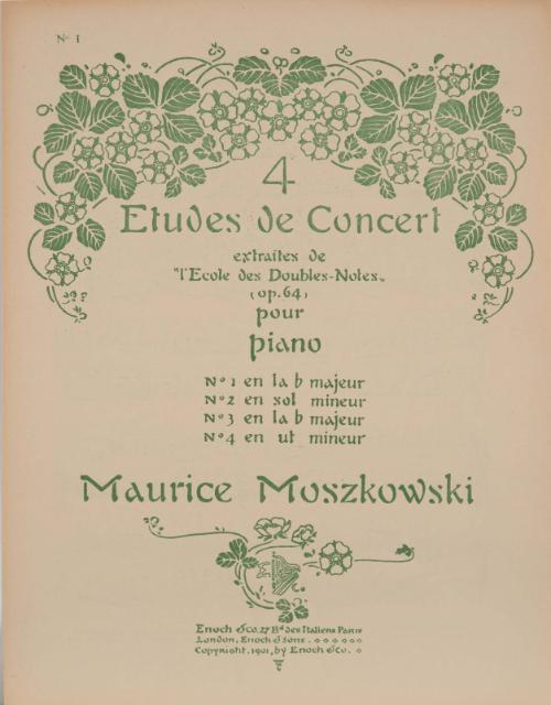 4 Etudes de Concert