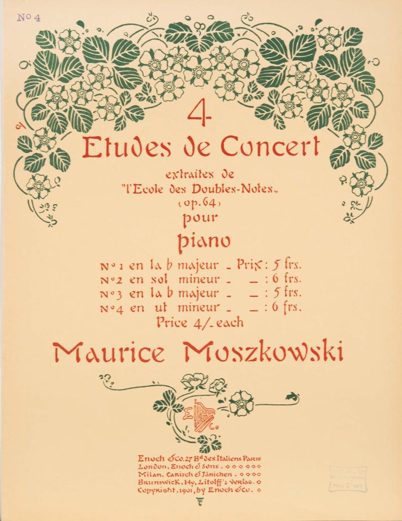 4 Etudes de Concert