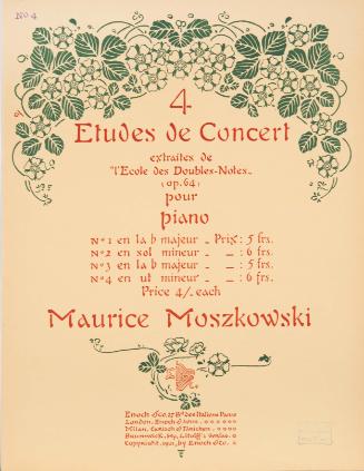 4 Etudes de Concert