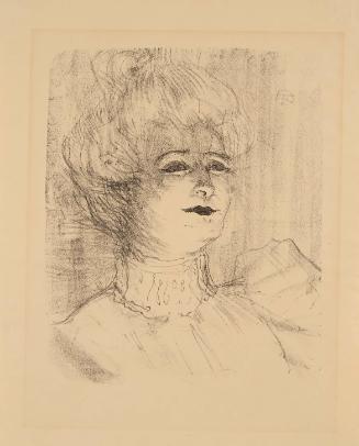 Mary-Louise Marsy from Portraits d'Acteurs et Actrices: Treize Lithographs