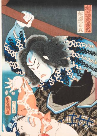 Nakamura Utaemon IV as Higuchi no Jiro Kanemitsu Masquerading as the Boatman Matsuemon