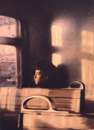 Boy from the series Moscow Suburban Electric Trains